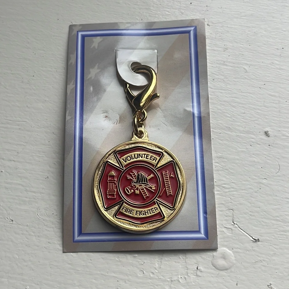 Volunteer Firefighter Keychain